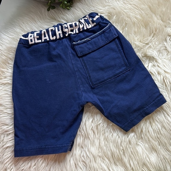 Bundle of two baby boy 18 month casual pull on elastic waist shorts blue - Picture 6 of 10